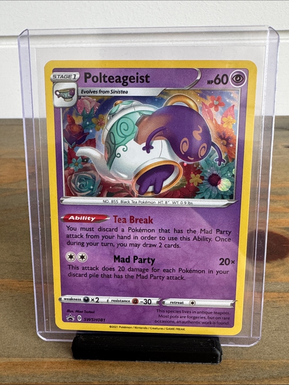 Pokémon | Sword & Shield #SWSH081 (Black Star Promo Holo): Polteageist - Card